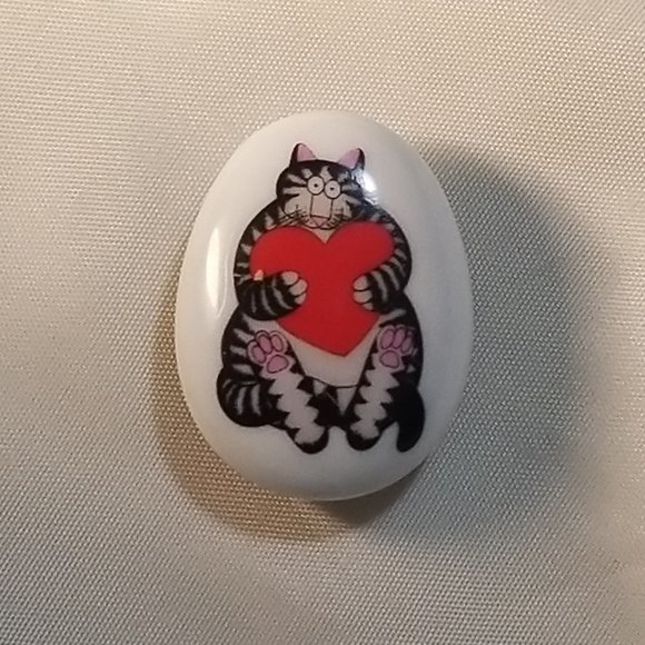 🐱 Kliban Styled Cat Magnets 🖼️ Set of 5 for Fridge & Office 🐾 - Picture 3 of 6